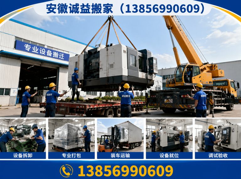 包河区工厂设备迁移展示图